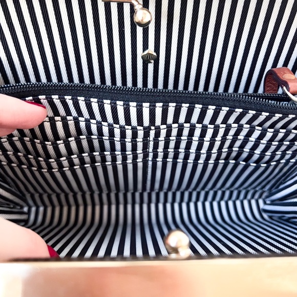 NWOT RARE Kate Spade Wordsmith Dictionary Clutch Toast Brown Camel Gold - Picture 13 of 15